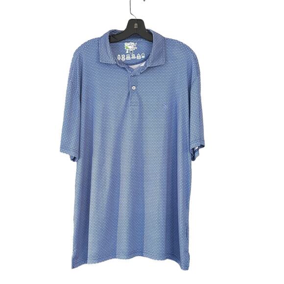 Tailor Byrd Men’s Performance Golf Polo Shirt Sz XXL SPF 30 Quick Dry Preppy - Picture 1 of 10